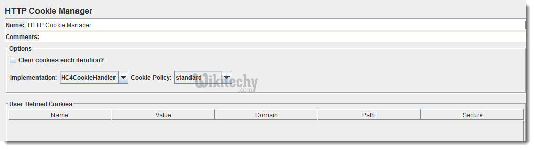  panel of http cookie manager